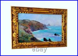 Tableau Louise-Yvonne SALONNE (1903-1990) Huile sur toile PORSPODER, 1934 Tableau Louise-Yvonne SALONNE (1903-1990) Huile sur toile PORSPODER, 1934