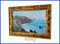 Tableau Louise-Yvonne SALONNE (1903-1990) Huile sur toile PORSPODER, 1934 Tableau Louise-Yvonne SALONNE (1903-1990) Huile sur toile PORSPODER, 1934