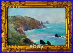 Tableau Louise-Yvonne SALONNE (1903-1990) Huile sur toile PORSPODER, 1934 Tableau Louise-Yvonne SALONNE (1903-1990) Huile sur toile PORSPODER, 1934