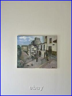 Tableau Sur Toile Rue De Paris Peinture À Huile Impressionnisme