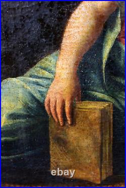 Tableau ancien Madeleine pénitente Vanité Philippe DE CHAMPAIGNE (1602-1674)