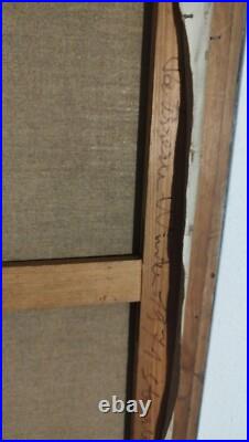 Tableau ancien huile sur toile