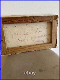 Tableau ancien huile sur toile signé