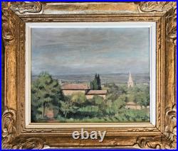 Tableau de Paul Janin Villié-Morgon et la Bresse 1934 Lyon