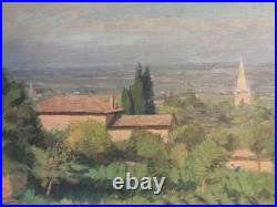 Tableau de Paul Janin Villié-Morgon et la Bresse 1934 Lyon