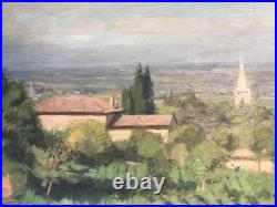 Tableau de Paul Janin Villié-Morgon et la Bresse 1934 Lyon