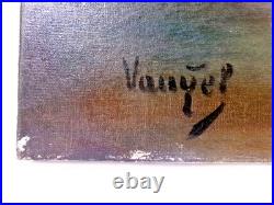 Tableau, huile sur toile Bouquet de Fleurs signé