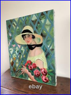 Tableau huile sur toile J. B Maurice VECKER (1899-1988) Nancy 1926 Tableau huile sur toile J. B Maurice VECKER (1899-1988) Nancy 1926