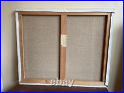 Tableau huile sur toile J. B Maurice VECKER (1899-1988) PORT DE DOUARNENEZ