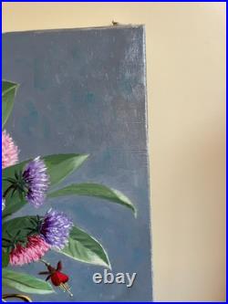 Tableau huile sur toile J. B Maurice VECKER 1899-1988 bouquet au vase de cuivre Tableau huile sur toile J. B Maurice VECKER 1899-1988 bouquet au vase de cuivre