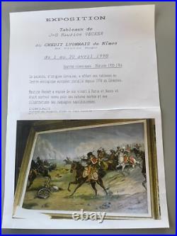 Tableau huile sur toile J. B Maurice VECKER (1899-1988) jeanne d'arc Tableau huile sur toile J. B Maurice VECKER (1899-1988) jeanne d'arc
