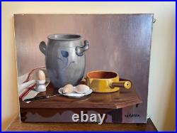 Tableau huile sur toile J. B Maurice VECKER (1899-1988) nature morte Tableau huile sur toile J. B Maurice VECKER (1899-1988) nature morte