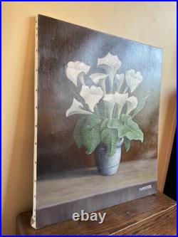 Tableau huile sur toile J. B Maurice VECKER (1899-1988) nature morte