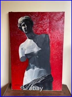 Tableau huile sur toile J. B Maurice VECKER (1899-1988) vénus de Milo Tableau huile sur toile J. B Maurice VECKER (1899-1988) vénus de Milo