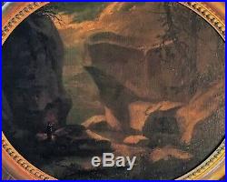 Tableau huile sur toile école française 19ème siècle picture 19th Century