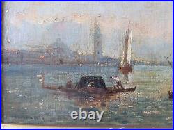 Tableau huile sur toile marine Venise Venezia XIX