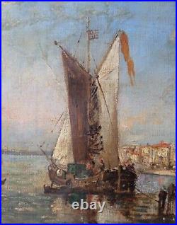 Tableau huile sur toile marine Venise Venezia XIX