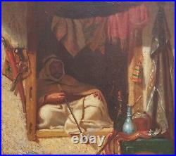 Tableau orientaliste WYLD attribué Bazar oriental Egypte britannique 19e