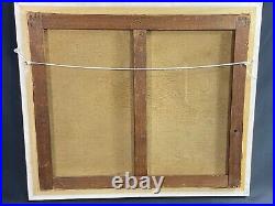 Tableau orientaliste huile sur toile turquerie vue d'Istanbul Empire Ottoman