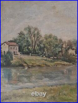 Tableau par Achille Renoir 1893-1968 Huile postimpressionniste 46,5cm x 59cm