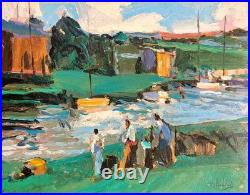 Tableau post-impressionniste et fauvisme Huile sur toile signée École française