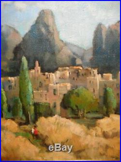 Tableau provençal peinture Moustiers Sainte Marie Alpes Haute Provence France
