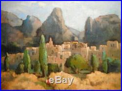 Tableau provençal peinture Moustiers Sainte Marie Alpes Haute Provence France