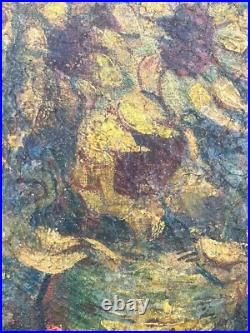 Tableau représentant une nature morte époque 19eme signé, attribué à Van Gogh