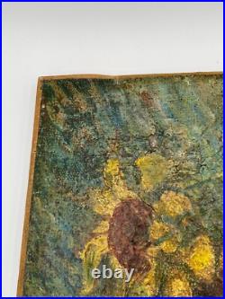 Tableau représentant une nature morte époque 19eme signé, attribué à Van Gogh