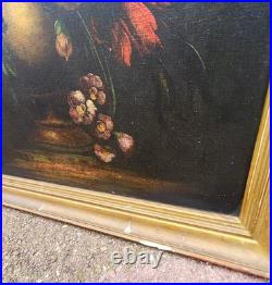 Tableau signé. Bouquet de Fleurs. Peinture huile sur toile Tableau signé. Bouquet de Fleurs. Peinture huile sur toile