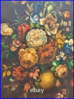 Tableau signé. Bouquet de Fleurs. Peinture huile sur toile Tableau signé. Bouquet de Fleurs. Peinture huile sur toile