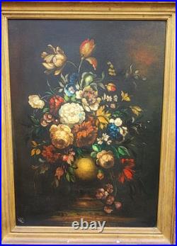 Tableau signé. Bouquet de Fleurs. Peinture huile sur toile Tableau signé. Bouquet de Fleurs. Peinture huile sur toile
