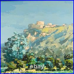 Tableau signé Patrick Turion Paysage de Provence Huile sur toile