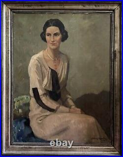 Tableaux Portrait, Élégante Année 1934