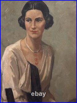 Tableaux Portrait, Élégante Année 1934