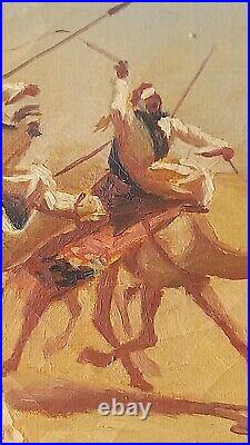 Theodoros RALLIS / RALLI huile sur toile signé orientalisme grec painting