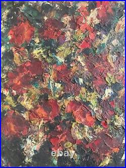 Très Belle Peinture 1940 Huile Sur Toile Bouquet Fleur Fleurs Vase Henry D'Anty