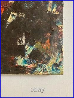 Très Belle Peinture 1940 Huile Sur Toile Bouquet Fleur Fleurs Vase Henry D'Anty
