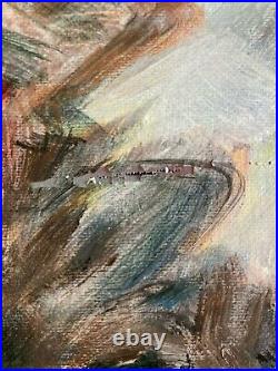 Très Belle Peinture Huile Sur Toile 2002 Carnaval De Venise Jean François Houdin