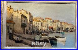Une huile sur toile du peintre Michel MICHAELI actif de 1920 à 1948