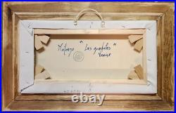Virgile Mafonso Huile sur toile Les gondoles Venise Virgile Mafonso Huile sur toile Les gondoles Venise
