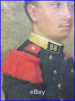 XIXeme Portrait Sous Officier d'infanterie Militaire Second Empire Napoleon III