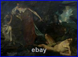 Xavier Sigalon 1787-1837. Grande & Puissante Peinture. L'empoisonneuse Locuste