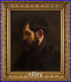 Édouard MANET (1832-1883) Huile sur toile Portrait 1874